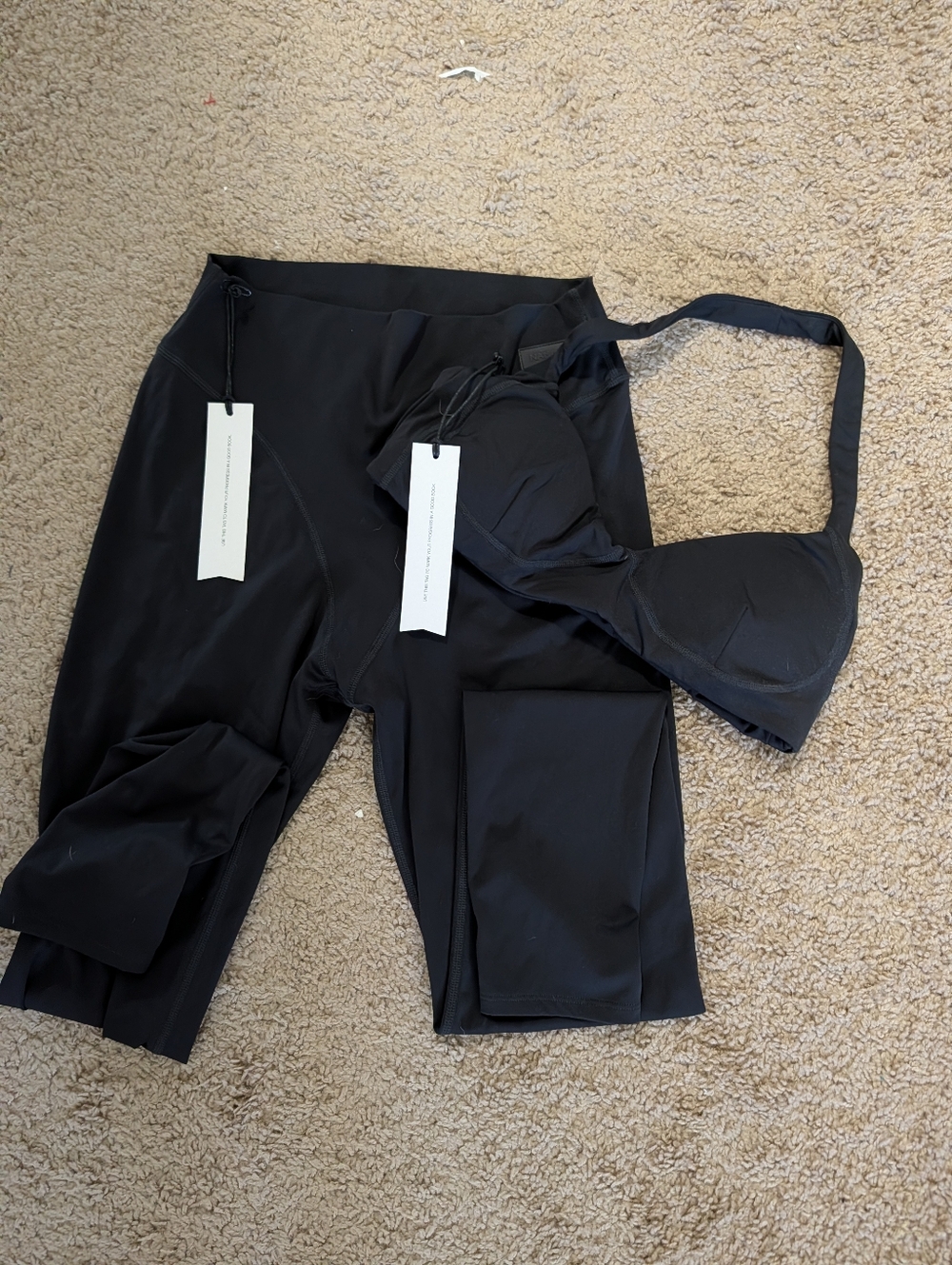 High Raise Leggings And Top